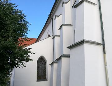 II. etapa opravy fasády děkanského kostela sv. Václava