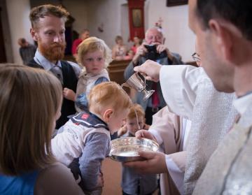 Svátost křtu v Albrechticích