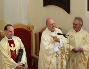 Vikariátní setkání kněží s otcem biskupem Pavlem Posádem